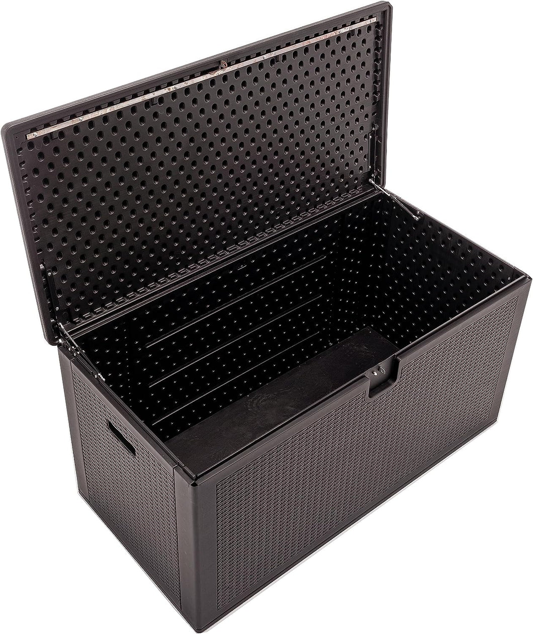Gallon All Weather Large Deck Box Lockable Storage Container Patio