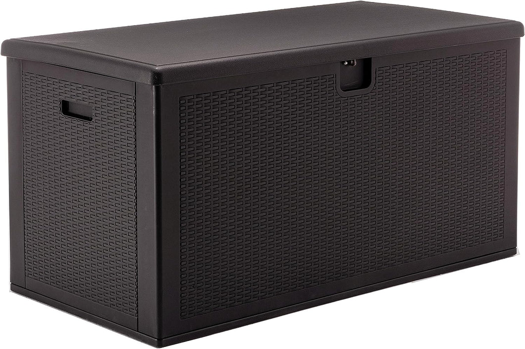 BTExpert 150 Gallon Large Resin Deck Box, Outdoor Storage