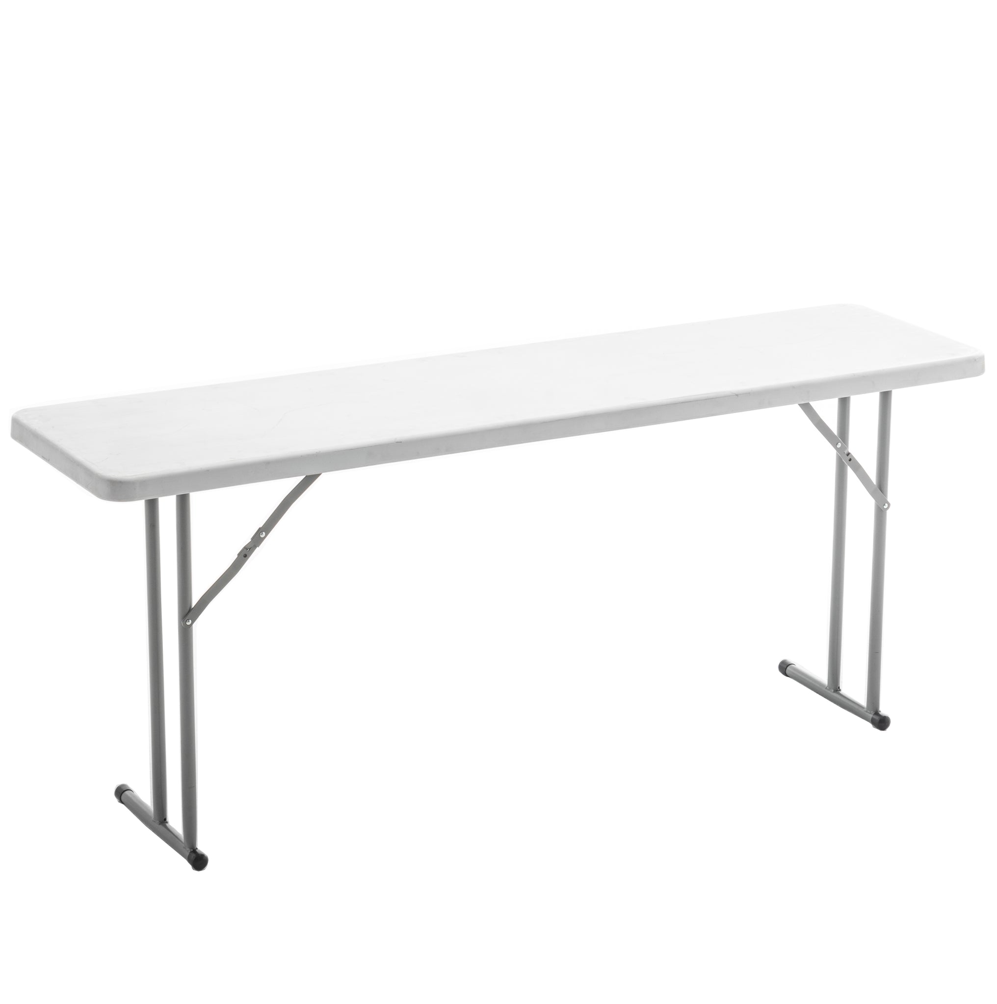 6-Foot Long Granite White Plastic Folding Training Table – BTExpert La ...